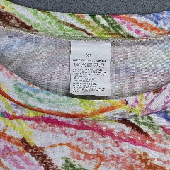 Broken Crayons Still Color Shirt Womens XL Motivational Rainbow Colorful Tee - Picture 5 of 7